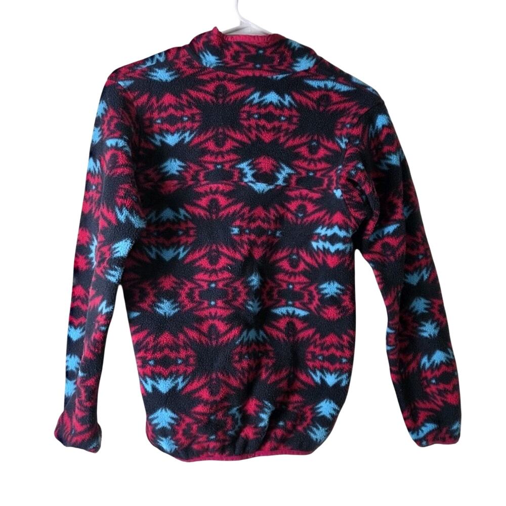 Patagonia Synchilla Snap-T Fleece Pullover Sweater XL Aztec Tribal‎ Pink Blue - Picture 6 of 6